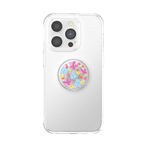 POPSOCKETS Phone Grip with Expanding Kickstand - Translucent Delicate Floral