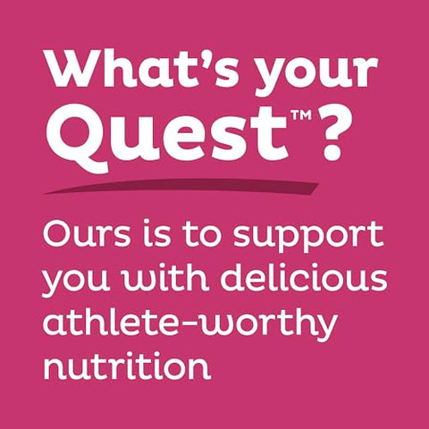 Quest Nutrition White Chocolate Raspberry Protein Bars, 20g Protein, 1g Sugar, 5g Net Carb, Gluten Free, Keto Friendly, 12 Count