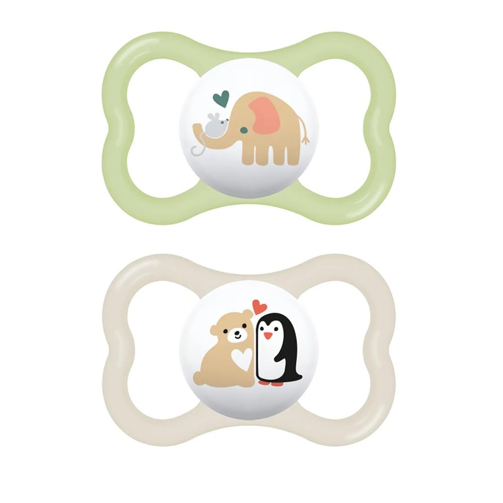 MAM Air Pacifier 16+ Months, Extra Air Flow for Sensitive Skin, 4 Pack