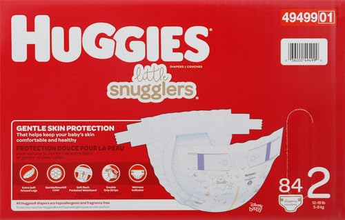 Huggies Little Snugglers Diapers, Size 2