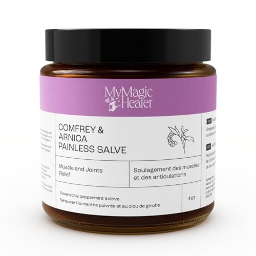 Comfrey & Arnica Muscle and Joints Salve | Muscles and Joints Pain | Back Pain | Shoulder Pain | Knee Pain | Sprains