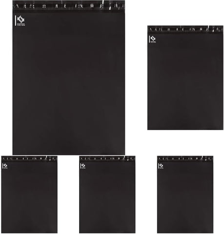 KKBESTPACK Black Poly Mailers 14.5x19 in, Shipping Bags, 500 Pcs
