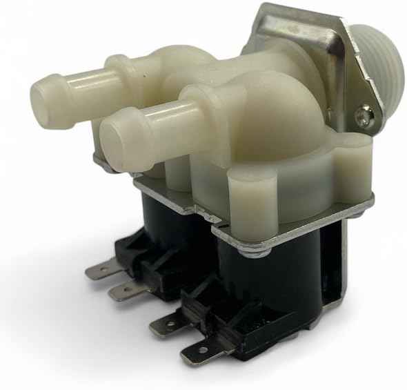 9379-183-012 2-WAY 110V WATER INLET VALVE Compatible with DEXTER WASHERS WHITE