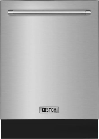 KOSTCH 24 inch Built-In Dishwasher,Top Control 8 Wash Programs Slide In DishWasher Machine with Third Rack,Large Capacity 15 Place Settings, ENERGY STAR Certified, 45-dBA Ultra-Quiet (Stainless Steel)