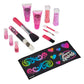 Shimmer 'n Sparkle Glitter Makeover Studio Beauty Kit – All-in-One Beauty for Eye, Cheeks and Lips for Ages 8 and Up