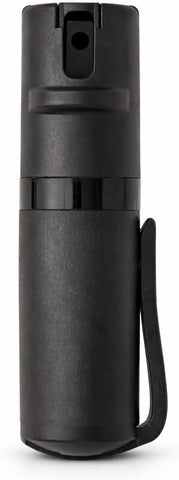 POM Pepper Spray Pocket Clip, Quick Flip Top Safety, Maximum Strength OC Formula with UV Marking Dye, Safe Compact and Tactical Design for Everyday Carry, 25 Bursts, 10 ft Range, 0.5 fl oz