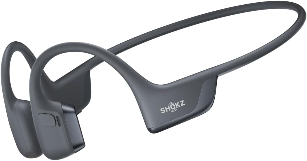 SHOKZ OpenRun Pro 2 Bone Conduction Bluetooth Sport Headphones, Black