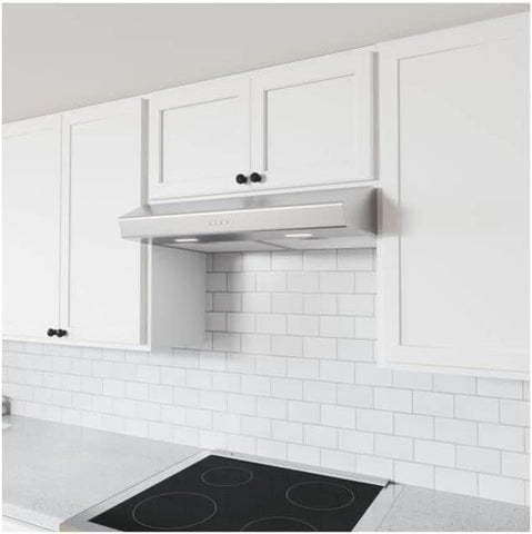 Zephyr AK1200C Breeze II 210-400 CFM 30 Inch Wide Under Cabinet Range Hood with LumiLight LED Lighting