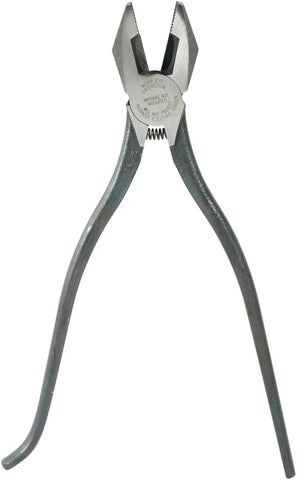 Klein Tools 201-7CST Rebar Work Pliers with Spring-Loaded Action, Induction Hardened Knives and Handle Tempering