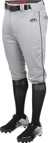 Rawlings Men's Launch Baseball Pants | Knicker Fit | Multiple Colors