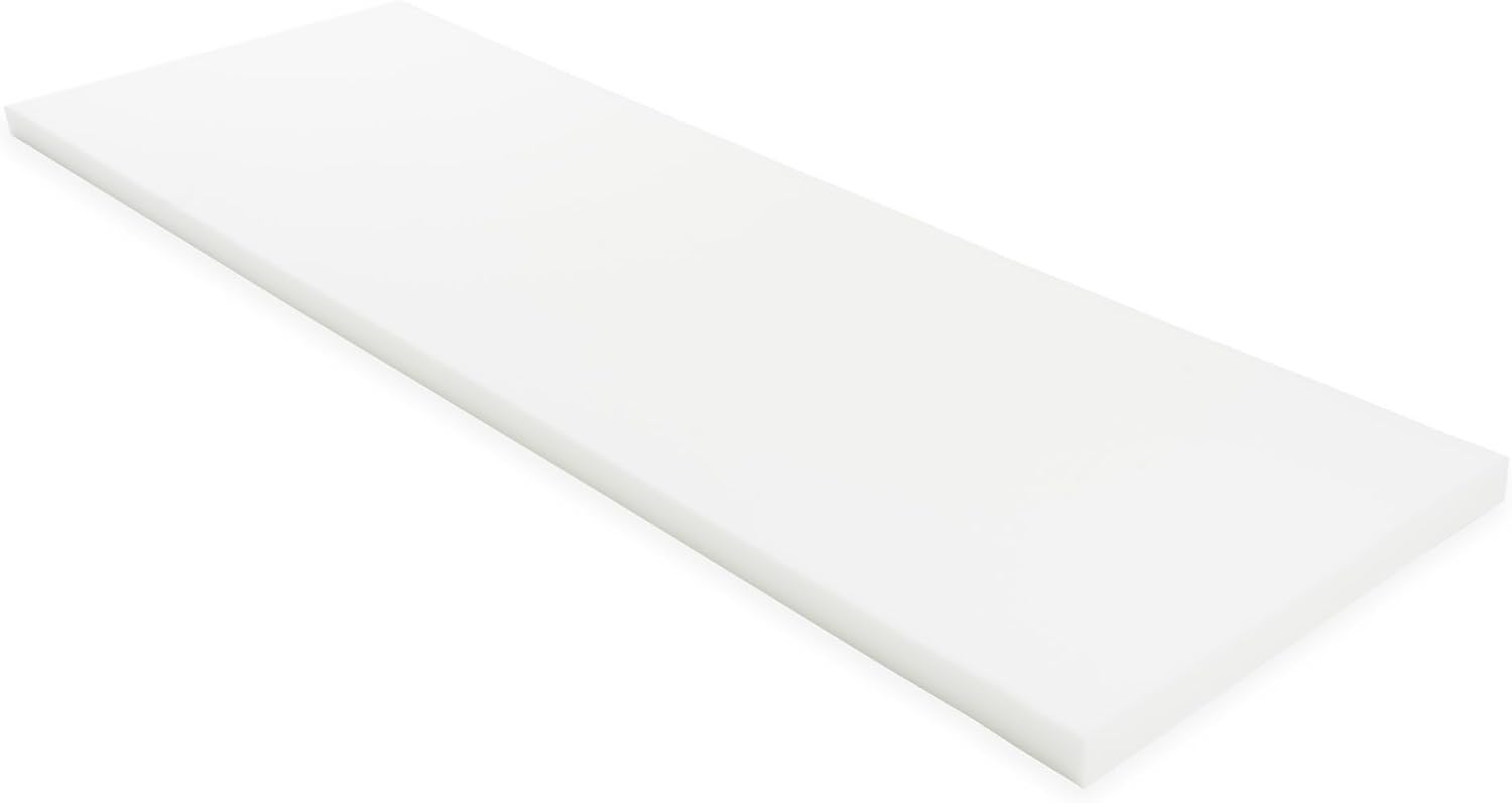 GoTo Foam 2" Height x 24" Width x 84" Length 44ILD (Firm) Upholstery Cushion Made in USA
