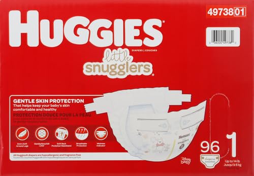 Huggies Little Snugglers Diapers, Size 1