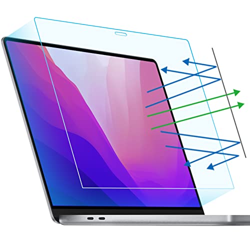 F FORITO 2-Pack Anti Blue Light Screen Protector Compatible with 2022 MacBook Pro 13" with M2 Chip & MacBook Air 13" Model A1932 A2179 A2337 M1, Anti Glare & Anti Scratch Matte Laptop Screen Filter