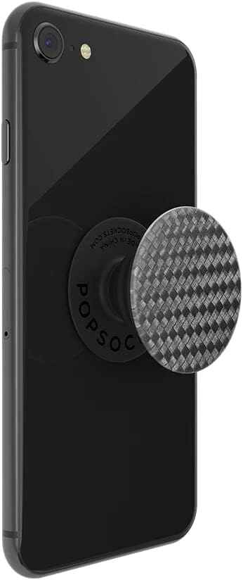 PopSockets Adhesive Phone Grip, Holder- Carbonite Weave