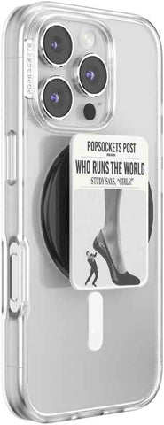 PopSockets Phone Grip for MagSafe, Magnetic Holder- Who Runs the World