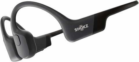 SHOKZ OpenRun Bone Conduction Open-Ear Bluetooth Sport Headphones, Black