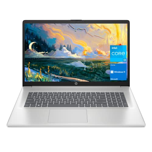 HP 17 Laptop, 17.3” HD+ Display, 11th Gen Intel Core i3-1125G4 Processor, 32GB RAM, 1TB SSD, Wi-Fi, HDMI, Webcam, Windows 11 Home, Silver