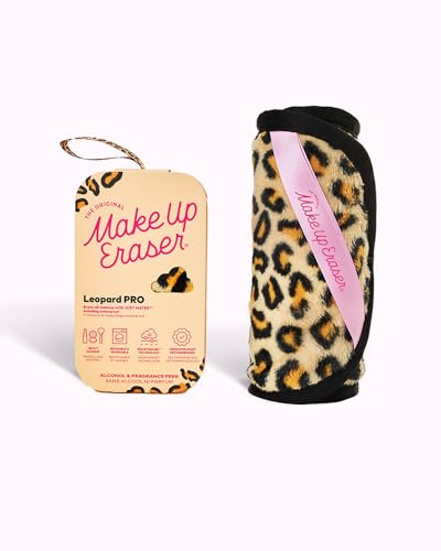 The Original MakeUp Eraser, Erase All Makeup With Just Water, Including Waterproof Mascara, Eyeliner, Foundation, Lipstick, and More (Leopard)