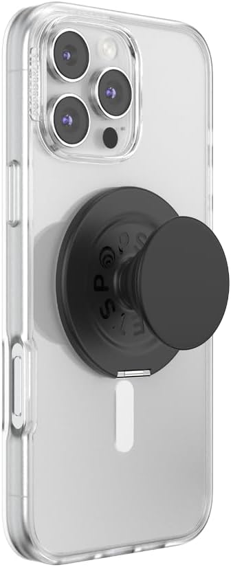 PopSockets Kick-Out Grip for MagSafe, Kickstand- Black