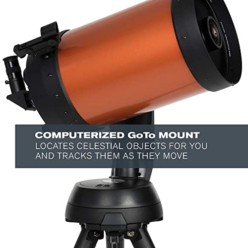 Celestron - NexStar 8SE Telescope - Computerized Telescope for Beginners and Advanced Users - Fully-Automated GoTo Mount - SkyAlign Technology - 40,000+ Celestial Objects - 8-Inch Primary Mirror