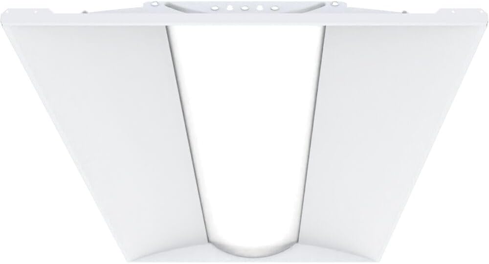 Lithonia Lighting 2x4 LED Troffer Light, Adjustable Lumens, 3-in-1 CCT