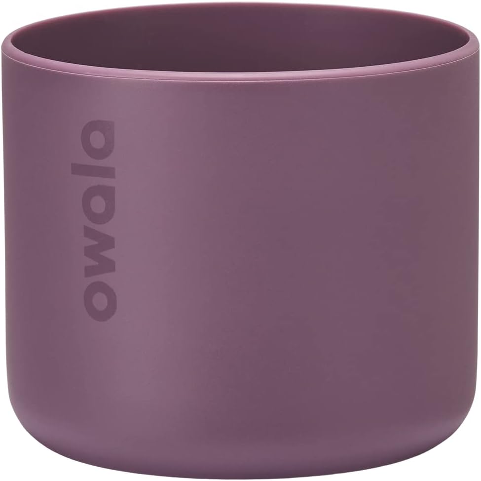 Owala Silicone Water Bottle Boot, Anti-Slip Protective Sleeve for Water Bottle, Protects FreeSip or Flip Stainless Steel Water Bottles, 24 Oz, Mauve