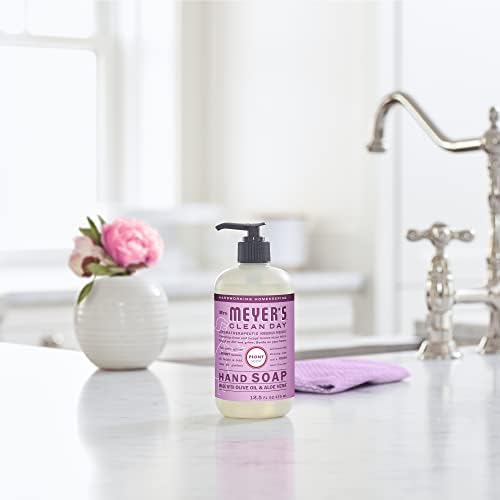 MRS. MEYER'S CLEAN DAY Hand Soap Peony, 12.5 Fl Oz (Pack of 6)