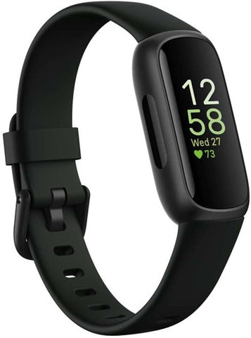 Fitbit Inspire 3 Fitness Tracker – Advanced Health Insights with Stress Management, Workout Intensity & Sleep Tracking, 24/7 Heart Rate, Includes Small and Large Classic Bands (Midnight Zen/Black)