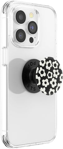 PopSockets Adhesive Phone Grip, Holder- Black Mod Flower