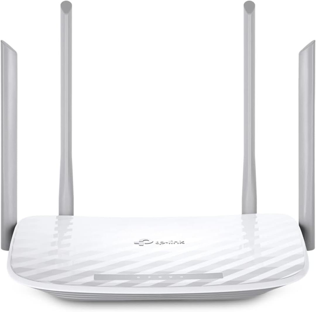 TP-Link AC1200 WiFi Router (Archer A54) - Dual Band Wireless Internet Router, 4 x 10/100 Mbps Fast Ethernet Ports, Supports Guest WiFi, Access Point Mode, IPv6 and Parental Controls