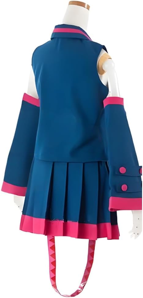 Blue Cosplay Costume Uniform Outfit Full Set for Women