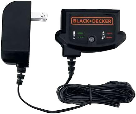 BLACK+DECKER 20V MAX Lithium Battery Charger, Compatible with 12V and 20V Battery, Battery Sold Separately (LCS1620B)