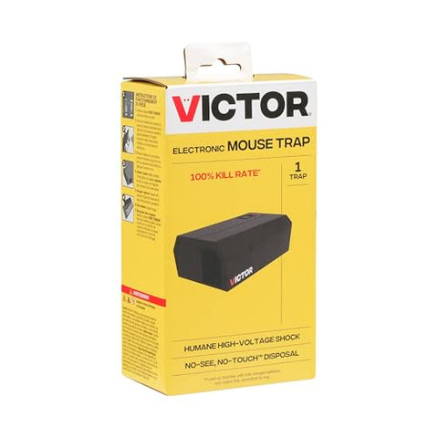 Victor M250B Indoor Electronic Humane Mouse Trap - No Touch, No See Electric Mouse Trap