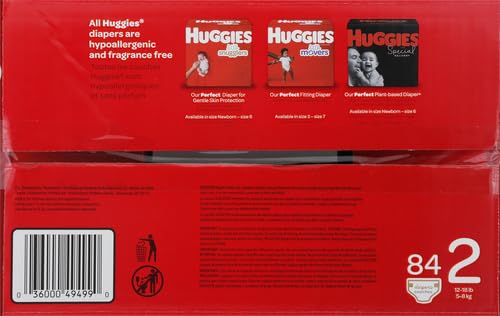 Huggies Little Snugglers Diapers, Size 2