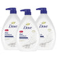 Dove Body Wash with Pump with Skin Natural Nourishers for Instantly Soft Skin and Lasting Nourishment Deep Moisture Cleanser Effectively Washes Away Bacteria While Nourishing Your Skin 34 oz 3 Count