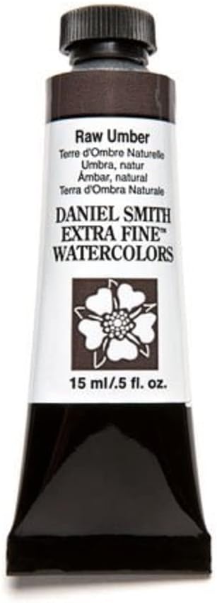 Daniel Smith Extra Fine Watercolor 15ml Paint Tube, Yellow Ochre (284600114), 0.5 Ounce (Pack of 1)