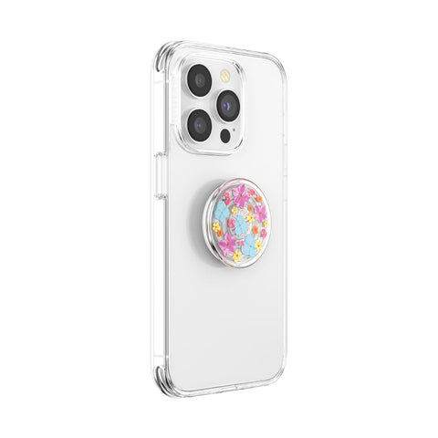 POPSOCKETS Phone Grip with Expanding Kickstand - Translucent Delicate Floral