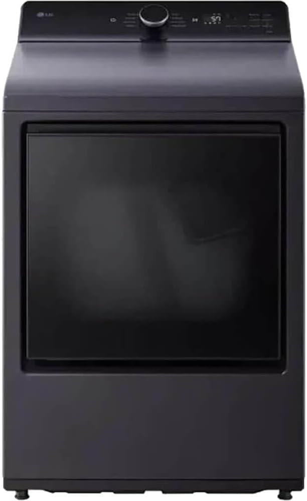 LG Matte Black Mega Capacity Top Load Washer and Dryer Pair with TurboWash Technology SmartThinQ WiFi Connectivity Steam Dry Sensor Dry Dryer Vent Power Cable and 12 Month CPS Protection Plan (Black)