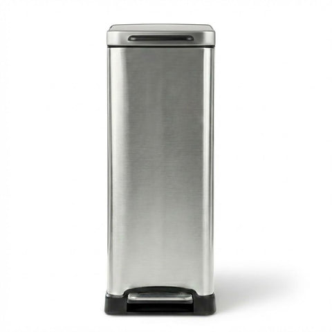Home Zone Living 12 Gallon Kitchen Trash Can with Slim Fit Design