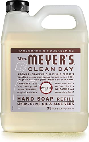 MRS. MEYER'S CLEAN DAY 1 Hand Soap, 1 Refill Variety Pack Scent (Lavender)