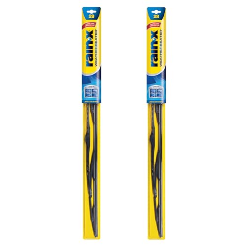 Rain-X 820152 WeatherBeater Wiper Blades, 28" Windshield Wipers (Pack Of 2), Automotive Replacement Windshield Wiper Blades That Meet Or Exceed OEM Quality And Durability Standards