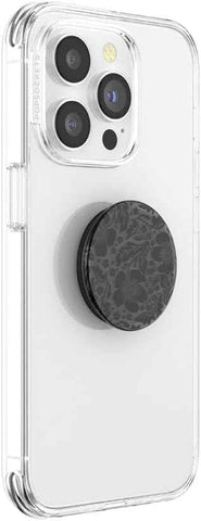 PopSockets Adhesive Phone Grip, Holder- Black Lace
