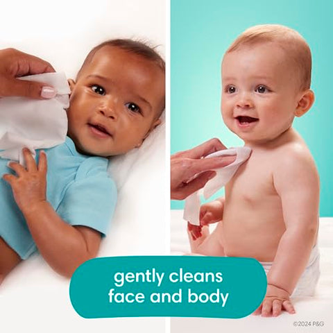 Pampers Baby Wipes Aqua Pure, 99% water-based wipes, Hypoallergenic and Unscented Baby Wipes, 896 Wipes Total (16 Flip-Top Packs)