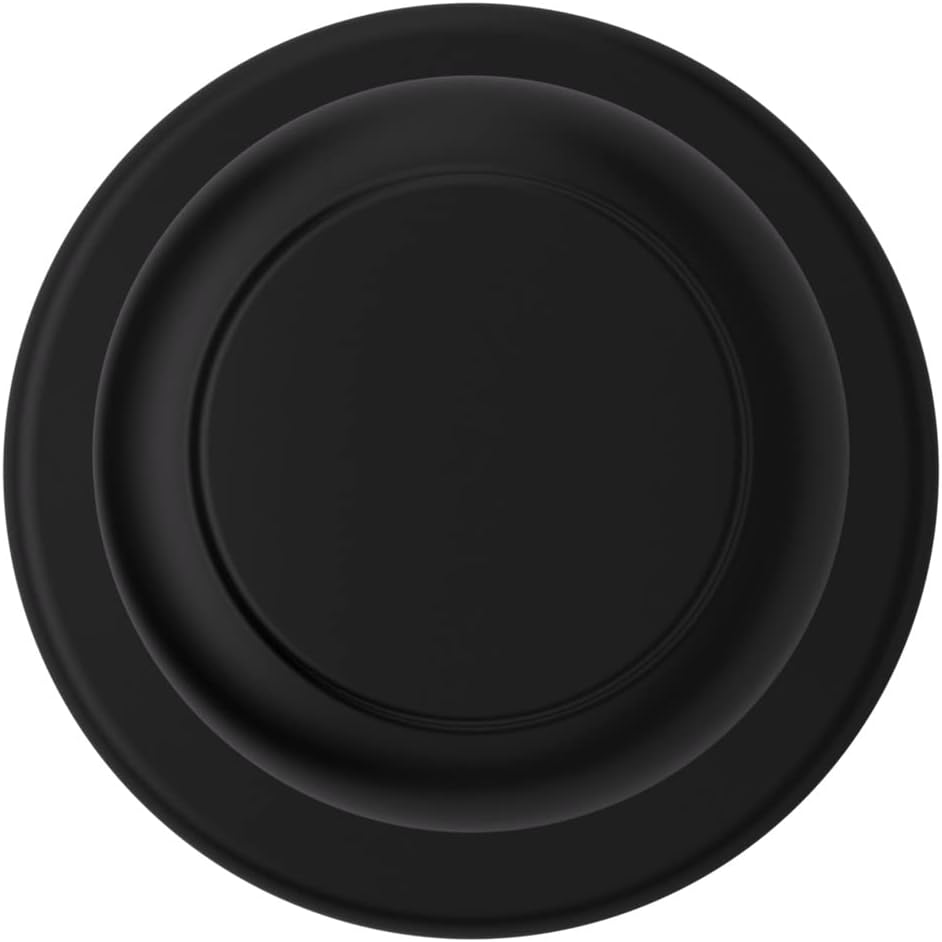 Kwikset Cove Interior Passage Door Knob, Handle for Closet and Hallway Doors, Non-Locking Doorknob, Matte Black (Pack of 4)