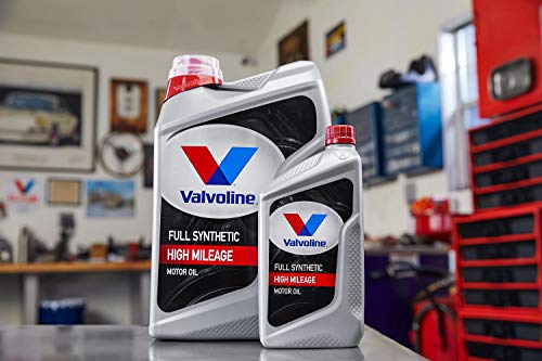 Valvoline Full Synthetic High Mileage with MaxLife Technology SAE 0W-20 Motor Oil 5 QT, Case of 3