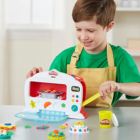 Play-Doh Kitchen Creations Magical Oven Play Food Set for Kids 3 Years and Up with Lights, Sounds, and 6 Colors (Amazon Exclusive)