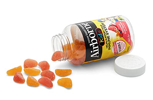 Airborne Kids Assorted Fruit Flavored Gummies, 42 count - 500mg of Vitamin C and Minerals & Herbs Immune Support (Packaging May Vary) (Pack of 6)