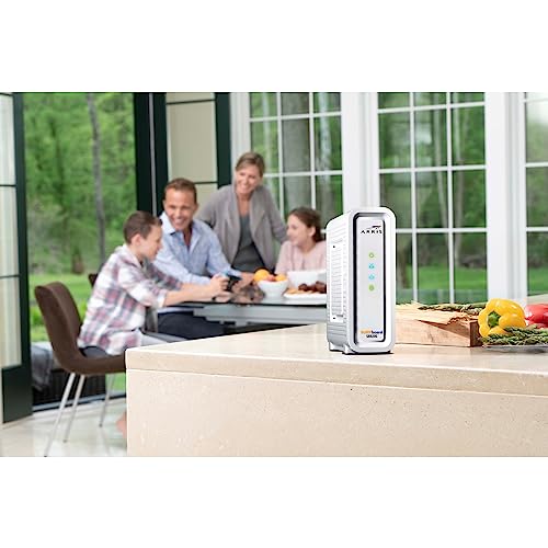 ARRIS SURFboard SB8200 DOCSIS 3.1 Cable Modem , Approved for Comcast Xfinity, Cox, Charter Spectrum, & more , Two 1 Gbps Ports , 1 Gbps Max Internet Speeds , 4 OFDM Channels