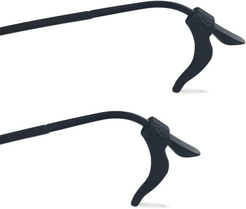 YINGFENG 22 Pairs Black Silicone Eyeglass Ear Grip with Storage Box, Anti Slip Eyeglass Retainer, Premium Silicone Ear Hook, Never Worry About Missing Your Glasses or Sunglasses Again
