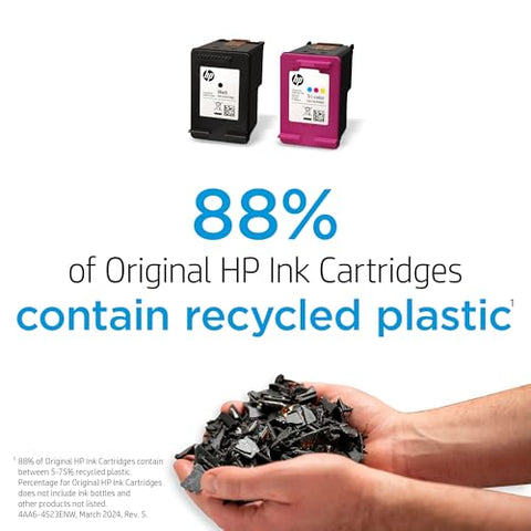 HP 62XL Black High-yield Ink cartridge | Works with HP ENVY 5540, 5640, 5660, 7640 Series, HP OfficeJet 5740, 8040 Series, HP OfficeJet Mobile 200, 250 Series | Eligible for Instant Ink | C2P05AN